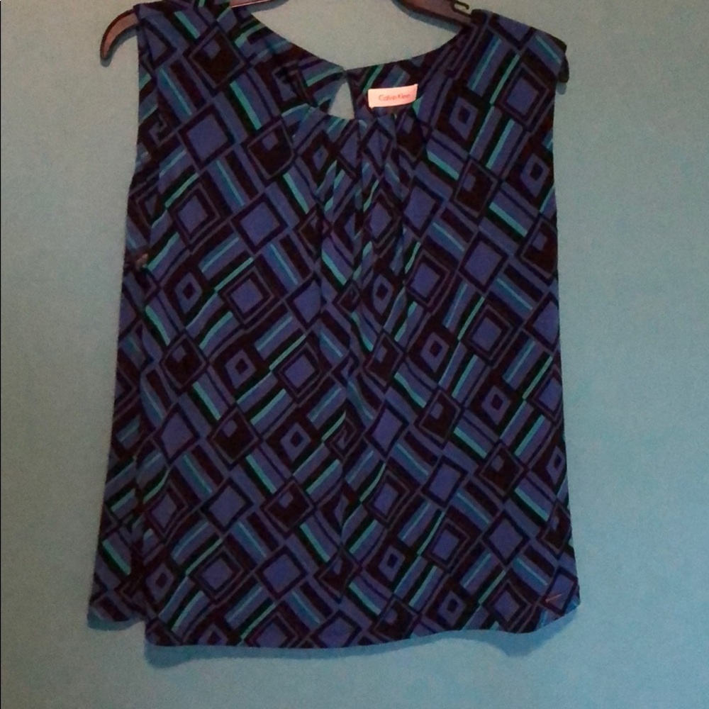 Blue Calvin Klein blouse